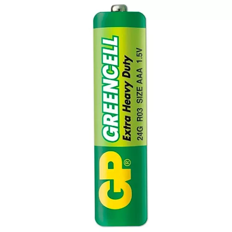 Батарейка солевая AAA, R03 1,5 В Greencell GP цена 13грн - фотография 2