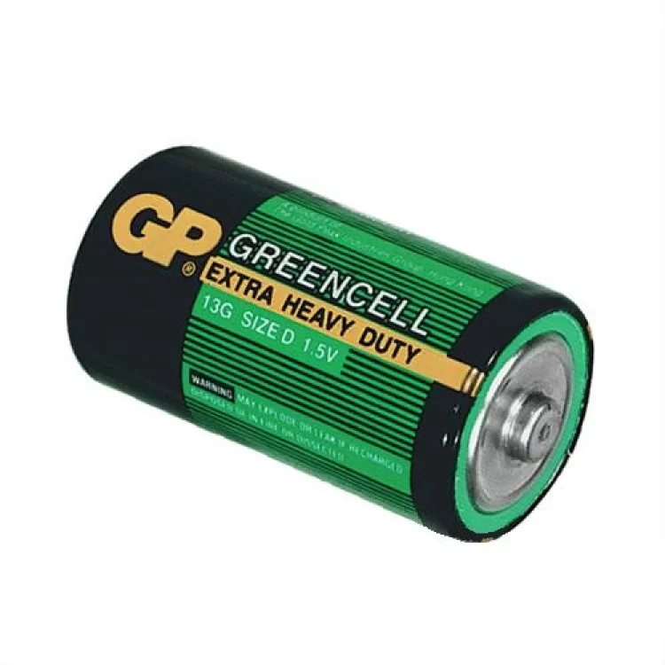 Батарейка сольова D, R20 1,5В Greencell GP ціна 20грн - фотографія 2