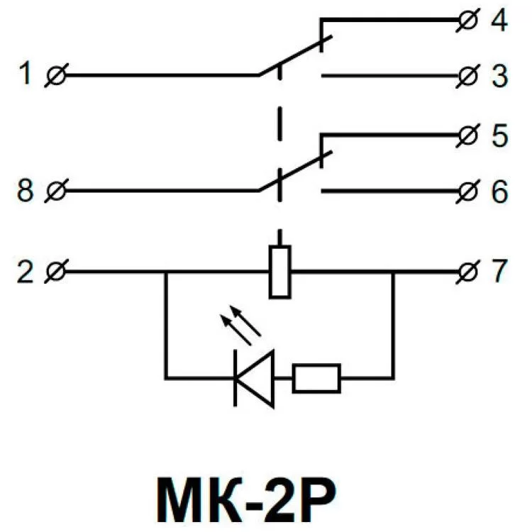 в продаже Реле электромагнитное промежуточное MK2P (DC24) АскоУкрем - фото 3