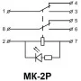Реле электромагнитное промежуточное MK2P (DC24) АскоУкрем