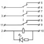 Реле электромагнитное промежуточное MK3P (AC24) АскоУкрем