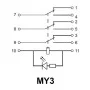 Реле электромагнитное прмежуточное MY3 (AC220) АскоУкрем