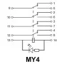 Реле электромагнитное MY4 (DC24) АскоУкрем