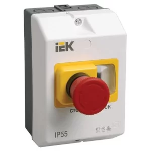 Захисна оболочка з кнопкой «Стоп» IP55 IEK