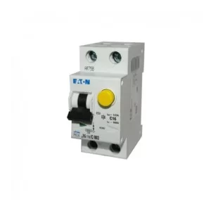 Диференційний автоматичний вимикач PFL6-16/1N/C/0.03 16А 30мА 1+Нп. Eaton