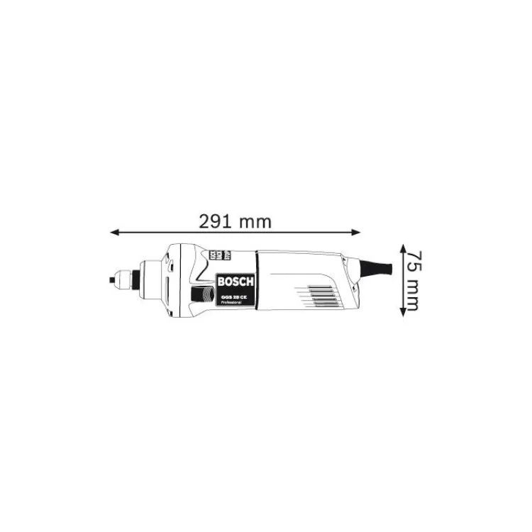 Пряма шліфувальна машина Bosch GGS 28 CE інструкція - картинка 6