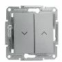 вимикач для жалюзі без рамки алюміній Asfora, EPH1300161