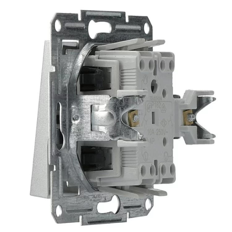 вимикач для жалюзі без рамки алюміній Asfora, EPH1300161 відгуки - зображення 5