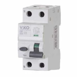 Диференціальний автоматичний вимикач ДВ 2р 40А 30мА  VIKO