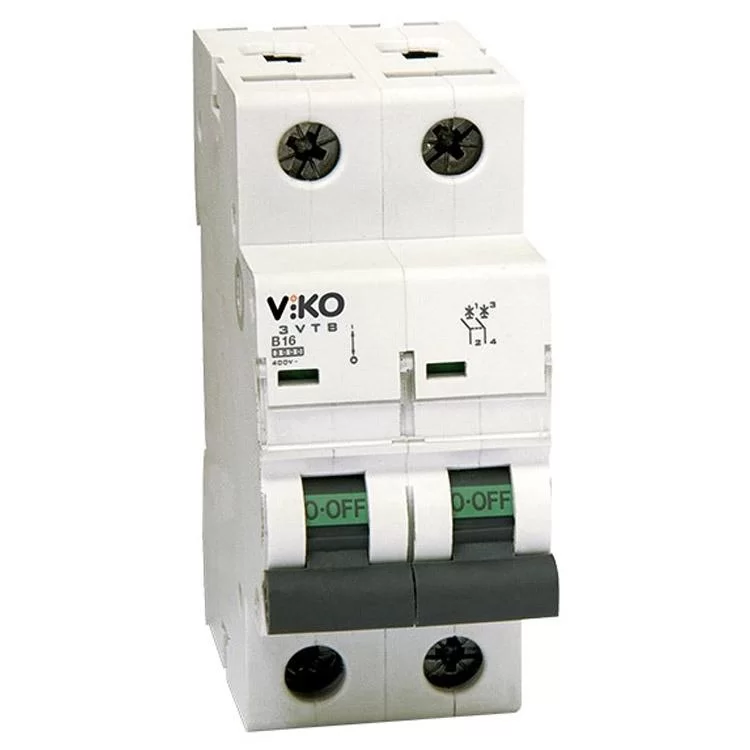 Автоматичний вимикач 4VTB-2C 10А 2п. VIKO ціна 168грн - фотографія 2