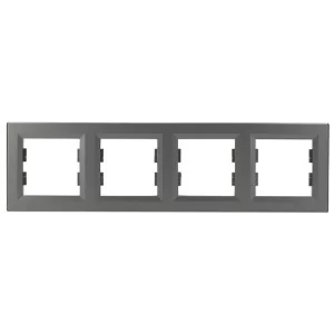 Четырехместная рамка сталь Asfora, EPH5800462