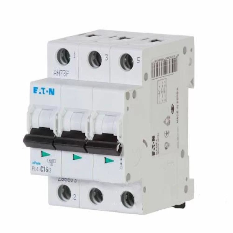 Автоматичний вимикач PL4-C16/3 16А 3п. Eaton