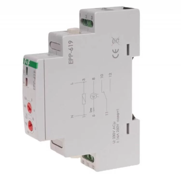 Реле контроля тока EPP-619 на DIN F&F цена 1 480грн - фотография 2