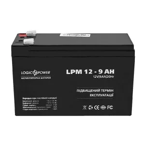 Аккумулятор LogicPower AGM LPM 12-9.0 AH 12В