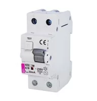 Диференціальний автоматичний вимикач KZS-2M 16A 30 mA  ETI