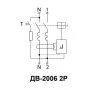 Диференціальний автоматичний вимикач ДВ-2006 63А 30мА 1+Нп. АскоУкрем