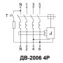 Дифференциальный автомат Аско Укрем 4p 25А 30 тип С ДВ-2006 (A0030020002)