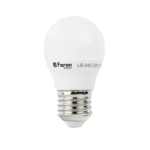 Лампа світлодіодна куля G45 6W E27 2700K LB-745 Feron