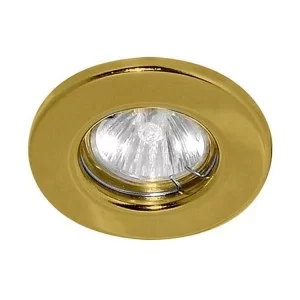 Точечный светильник неповоротный Feron DL10 золото MR16 (106)