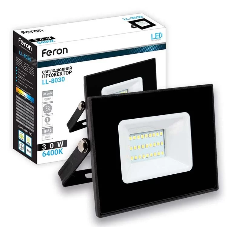 Светодиодный прожектор Feron LL-8030 30W отзывы - изображение 5