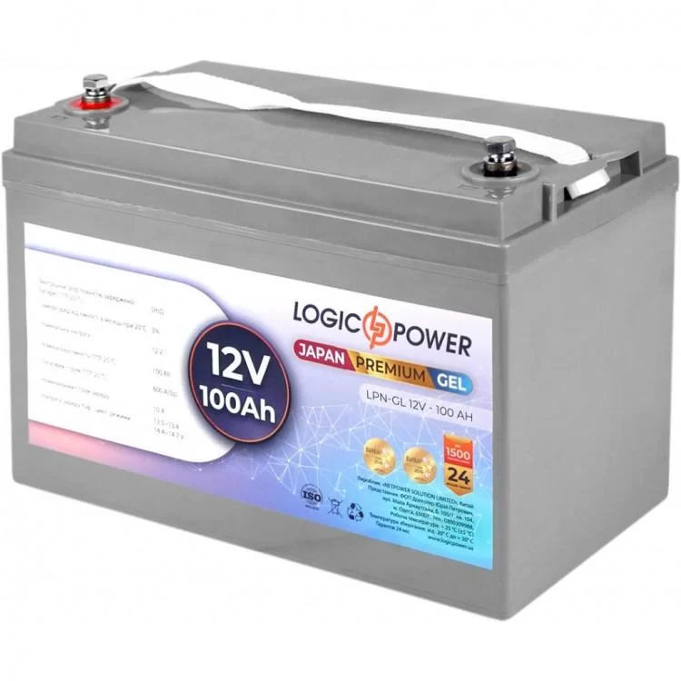 в продаже Батарея к ИБП LogicPower LPN-GL 12В 100Ач (13719) - фото 3