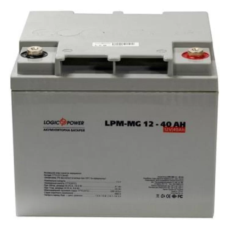 в продажу Батарея до ДБЖ LogicPower LPM MG 12В 40Ач (3874) - фото 3