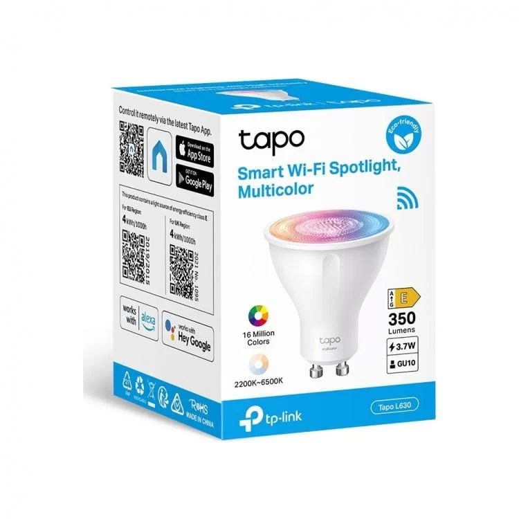 Розумна лампочка TP-Link Tapo L630 N300 GU10 (TAPO-L630) - фото 12