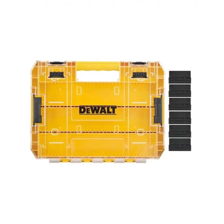 Ящик для инструментов DeWALT для бит системы TSTAK Tough Case L с розделители 6 шт (DT70839) цена 1 290грн - фотография 2