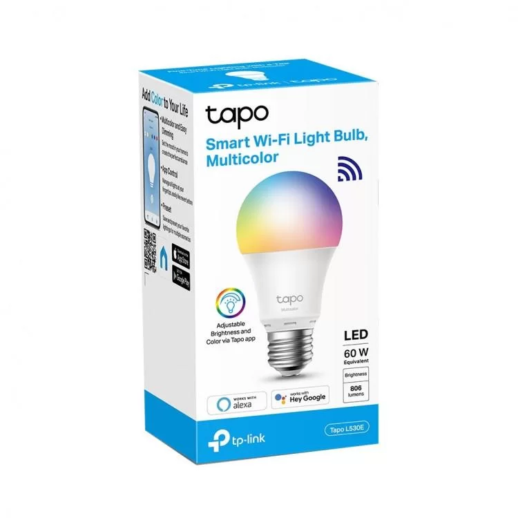 Розумна лампочка TP-Link Tapo L530E ціна 448грн - фотографія 2