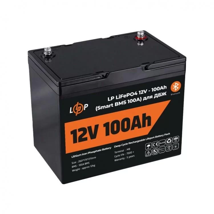 Батарея LiFePo4 LogicPower 12.8V - 100 Ah (1280Wh) (20197) ціна 20 642грн - фотографія 2