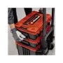 Ящик для инструментов Einhell E-Case Tower, 1 кейс S-F, 1 кейс S-F с вкладышем Grid Foam Set, 1 кейс L с колесами (4540015)
