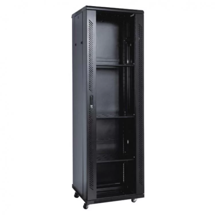 Шкаф напольный 42U 19" 600x1000 RAL9004 Kingda (KD-002-6042)
