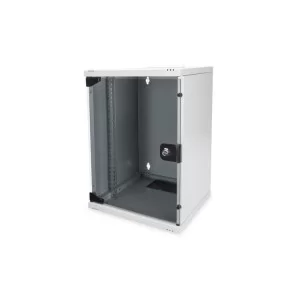 Шкаф настенный Digitus 9U 10" 312x300, стекляные двери, 30kg max (DN-10-09U)