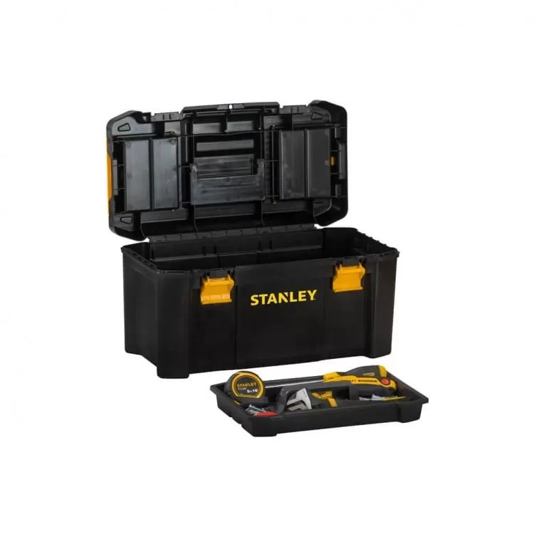 Ящик для инструментов Stanley ESSENTIAL, 480х250х250 мм (19), пластиковый (STST1-75520) цена 1 173грн - фотография 2