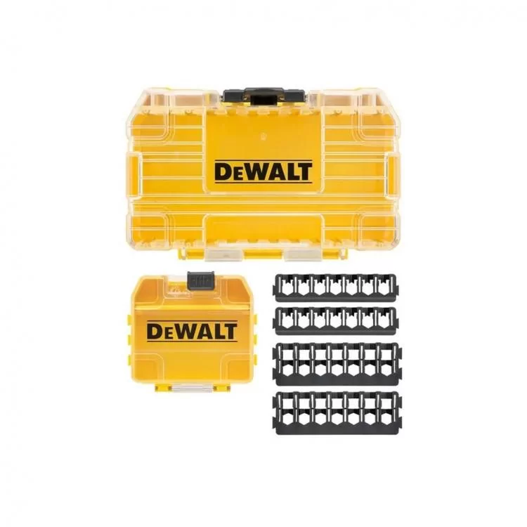 Ящик для інструментів DeWALT для біт системи TSTAK Tough Case S з футляром та касетами для біт 4 шт. (DT70801) ціна 304грн - фотографія 2