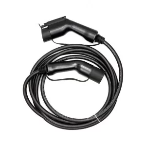 Зарядный кабель для электромобиля HiSmart Type 1 - Type 2, 32A, 7.2кВт, 1 фазний, 5м (EV200009)