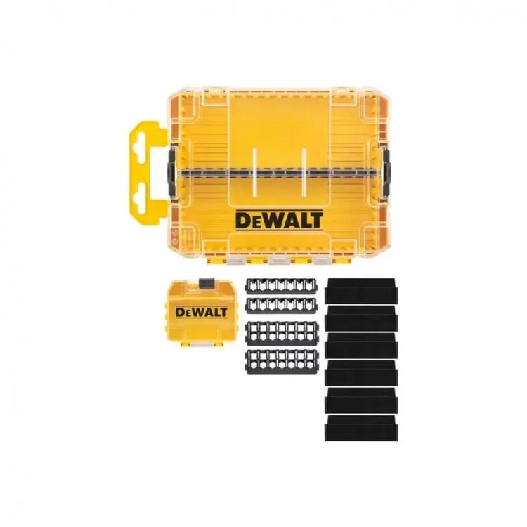 продаем Ящик для инструментов DeWALT для бит системы TSTAK Tough Case М с футляро и кассетами 4 шт, разделители 6шт (DT70802) в Украине - фото 4