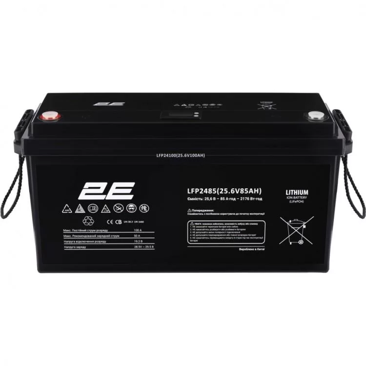 Батарея LiFePo4 2E LiFePO4 24V-85Ah, LCD 8S (2E-LFP2485-LCD) інструкція - картинка 6