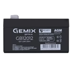 Батарея к ИБП Gemix GB 12В 1.2 Ач (GB12012)