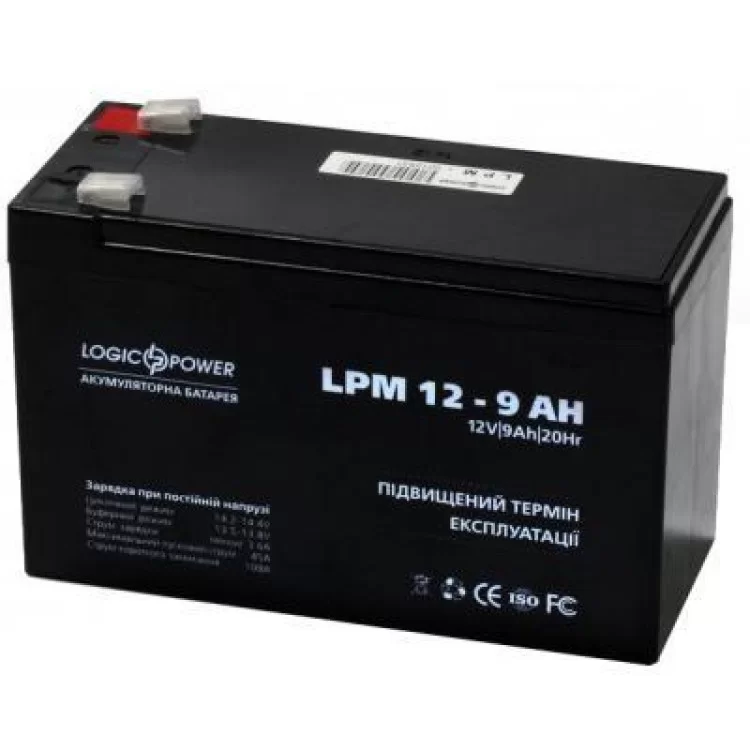 в продажу Батарея до ДБЖ LogicPower LPM 12В 9Ач (3866) - фото 3