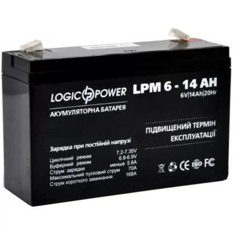в продажу Батарея до ДБЖ LogicPower LPM 6В 14 Ач (4160) - фото 3