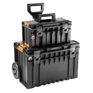 Ящик для инструментов Neo Tools модульная система, на колесах, 2 модуля (84-276)