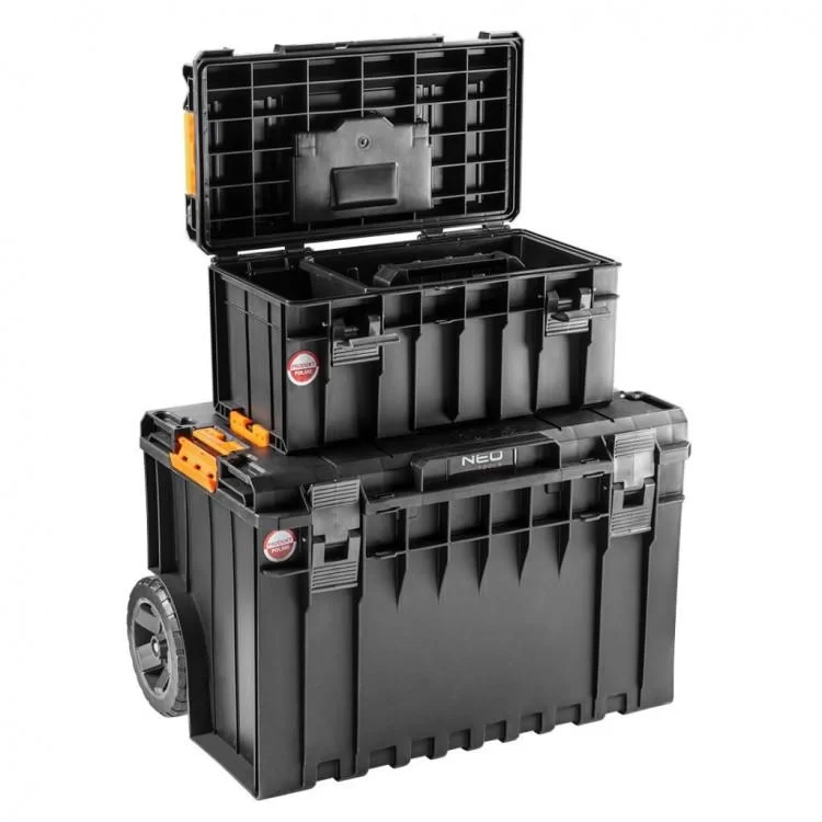 Ящик для инструментов Neo Tools модульная система, на колесах, 2 модуля (84-276) цена 4 745грн - фотография 2