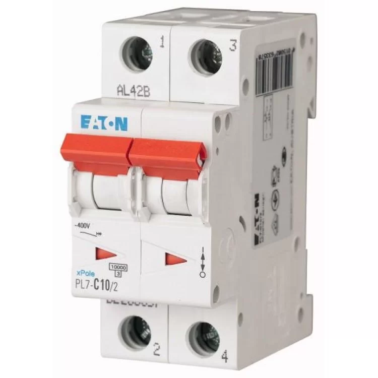 Автоматичний вимикач PL7-D10/2 10А 2п. Eaton