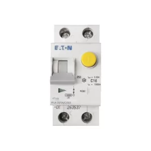 Диференційний автоматичний вимикач PFL4-20/1N/C/0.03 20А 30мА 1+Нп. Eaton