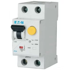 Диференційний автоматичний вимикач PFL4-40/1N/C/0.03 40А 30мА 1+Нп. Eaton