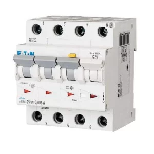 Диференційний автоматичний вимикач mRB4-25/3N/C/0.03 25А 30мА 3+Нп. Eaton