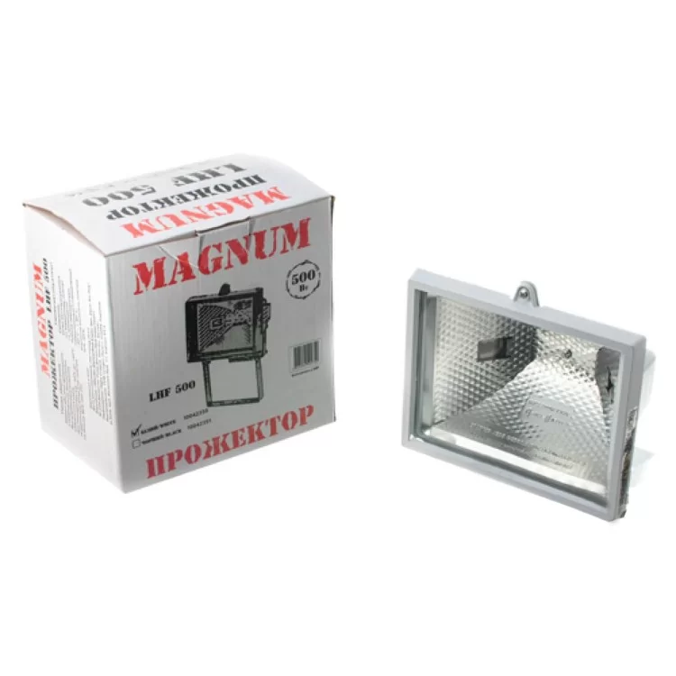 Прожектор LHF 500Вт білий MAGNUM ціна 123грн - фотографія 2