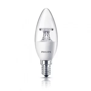 Лампа светодиодная LED 5.5 W E14 2700K B35 CL Phillips