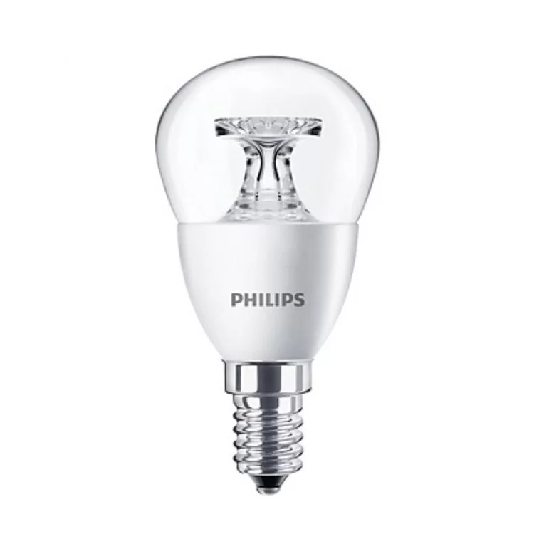 Лампа светодиодная LED 5.5 W E14 2700K P45 CL Phillips